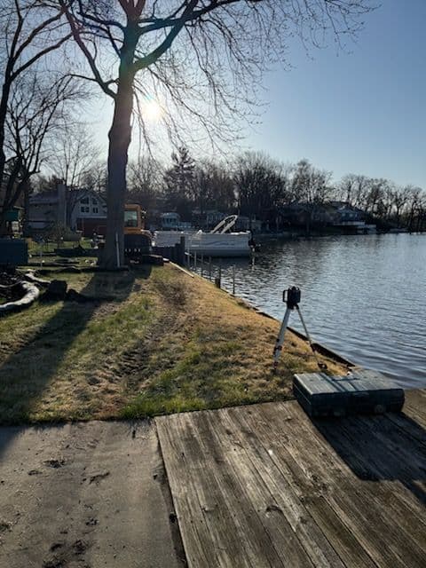 Gallery photos for Seawall Installation at Lake Dalecarlia: Image #2