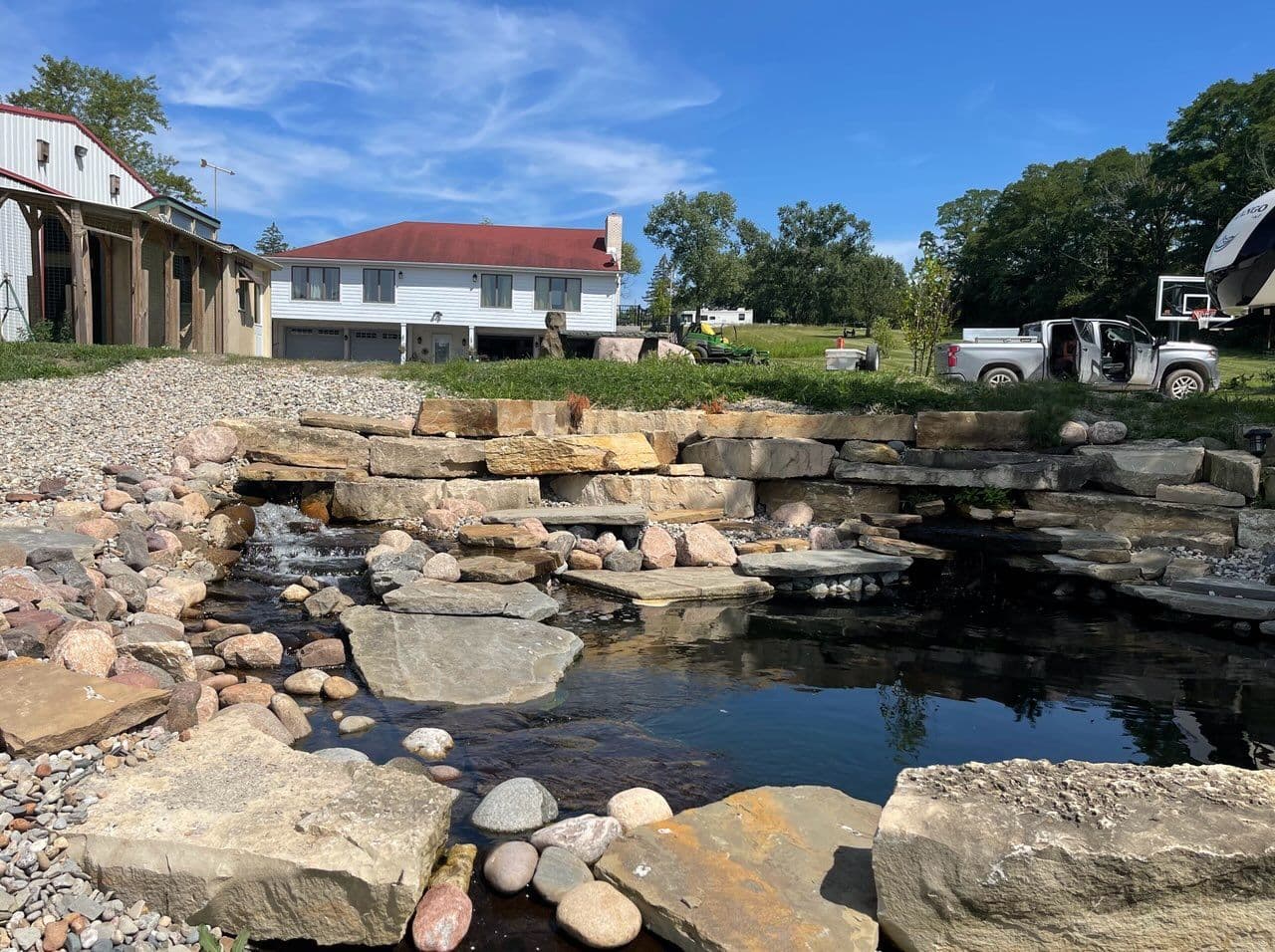Project Lakefront Water Feature Construction image