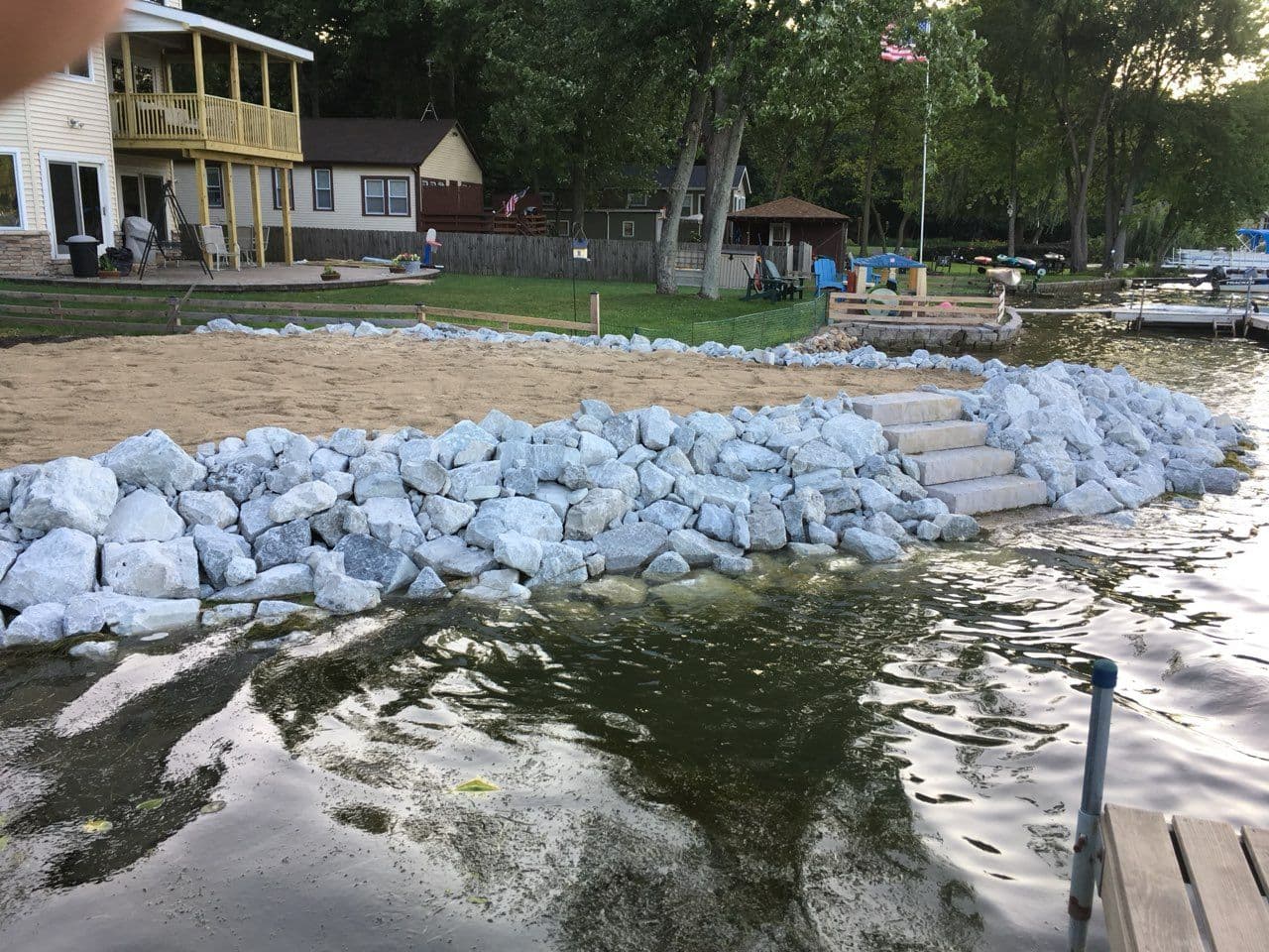 Project Lakefront Solutions Transforms Rocky Shoreline image