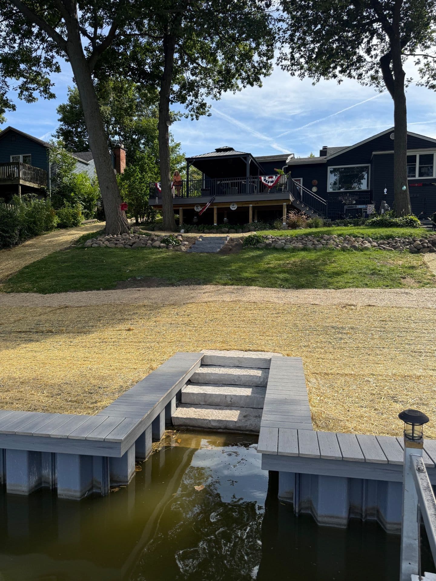 Gallery photos for Stunning Vinyl Seawall and Steps for Serenity: Image #1